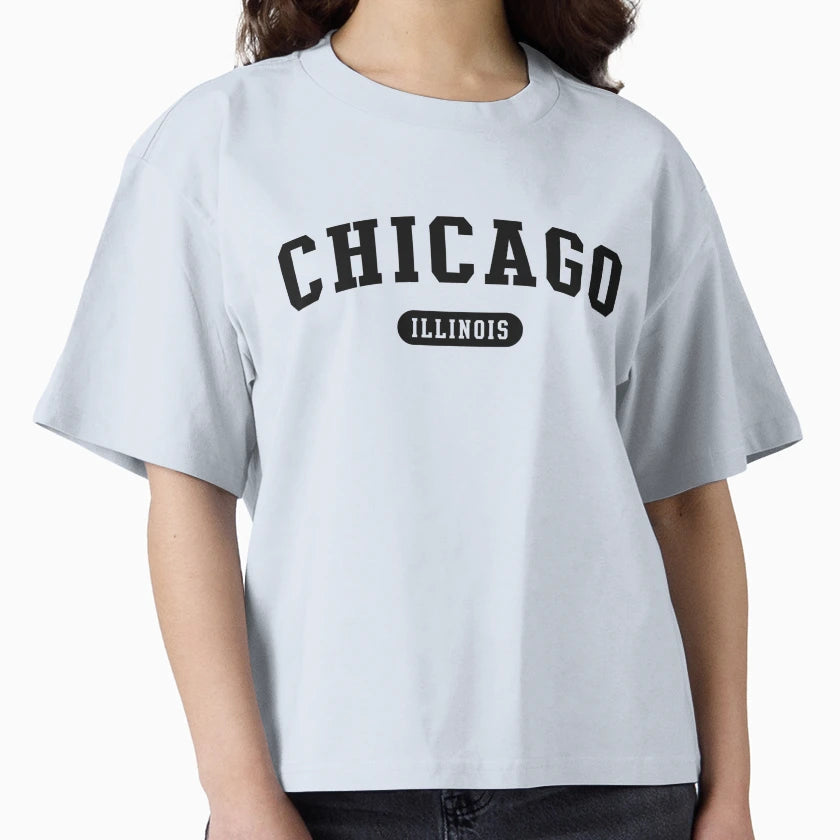 Chicago Il T-Shirt - Unique Graphic for Adults - T-Shirt, Sweatshirt, Hoodie
