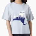 Blue New York T-Shirt - Trendy Graphic for Adults - T-Shirt, Sweatshirt, Hoodie