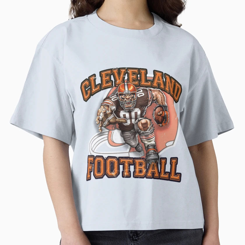Cleveland Football T-Shirt - Novelty Apparel Men Women - T-Shirt, Sweatshirt, Hoodie