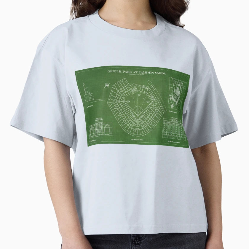 Oriole Park Camden Yards Green Version T-Shirt - Unique Graphic Unisex - T-Shirt, Sweatshirt, Hoodie
