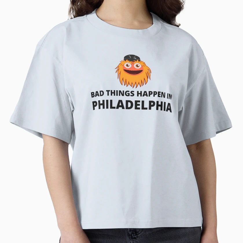 Bad Things Happen Philadelphia Gritty T-Shirt - Trendy Graphic Men Women - T-Shirt, Sweatshirt, Hoodie
