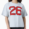Boston Retired Number 26 And T-Shirt - Casual Everyday Wear for Adults - T-Shirt, Sweatshirt, Hoodie