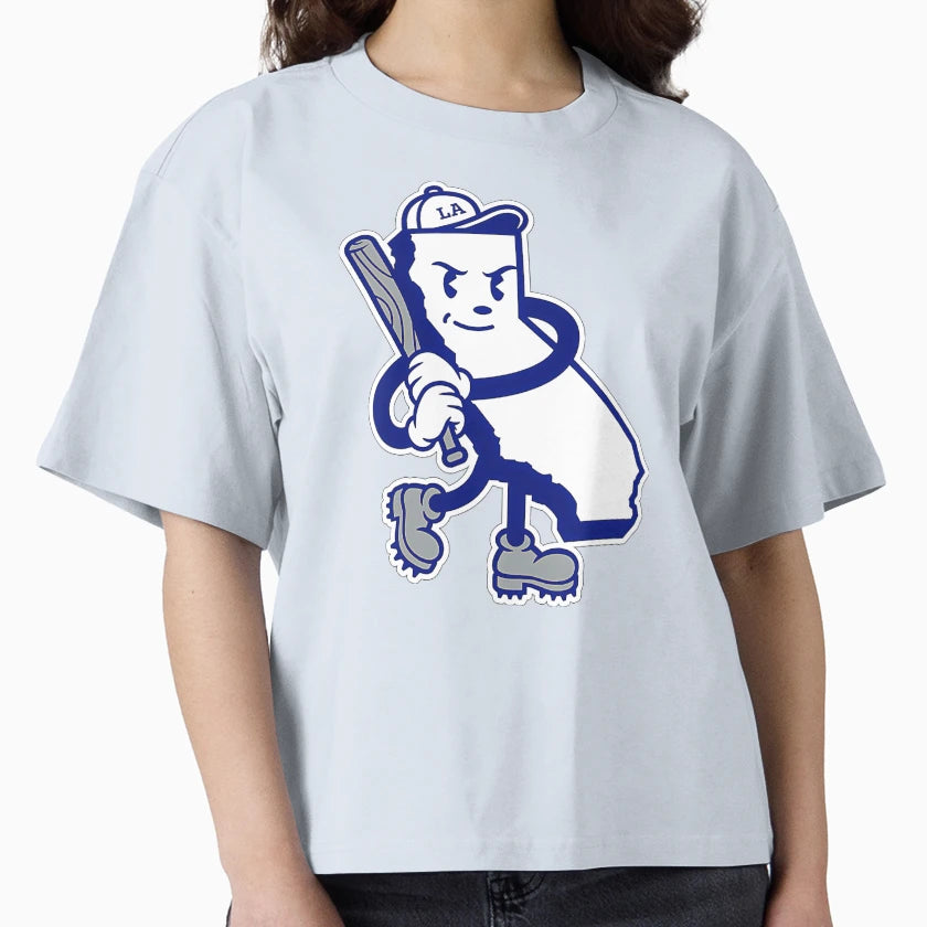 Los Angeles Baseball State T-Shirt - Novelty Apparel for Adults - T-Shirt, Sweatshirt, Hoodie
