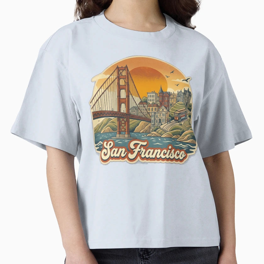 San Francisco Travel T-Shirt - Streetwear Style for Adults - T-Shirt, Sweatshirt, Hoodie