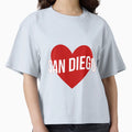 San Diego Heart T-Shirt - Fun Novelty Design Unisex - T-Shirt, Sweatshirt, Hoodie