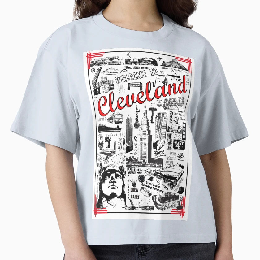 Welcome To Cleveland T-Shirt - Unique Graphic Unisex - T-Shirt, Sweatshirt, Hoodie