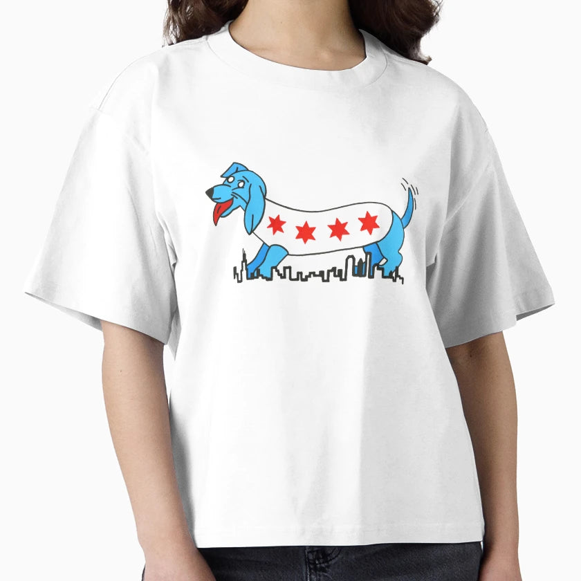 Chicago Dog T-Shirt - Casual Everyday Wear Men Women - T-Shirt, Sweatshirt, Hoodie