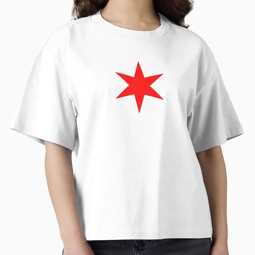 Chicago Star T-Shirt - Graphic Print Men Women - T-Shirt, Sweatshirt, Hoodie