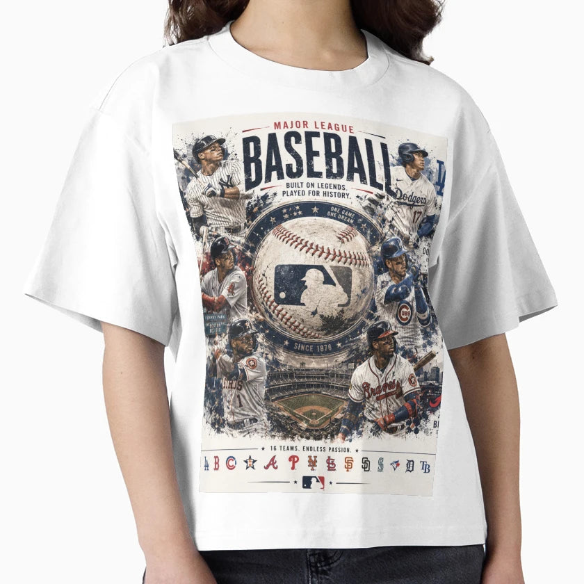 Baseball T-Shirt - Graphic Print Men Women - T-Shirt, Sweatshirt, Hoodie