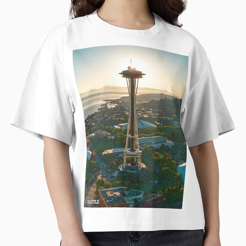 Seattle Usa City T-Shirt - Aesthetic Graphic Unisex - T-Shirt, Sweatshirt, Hoodie