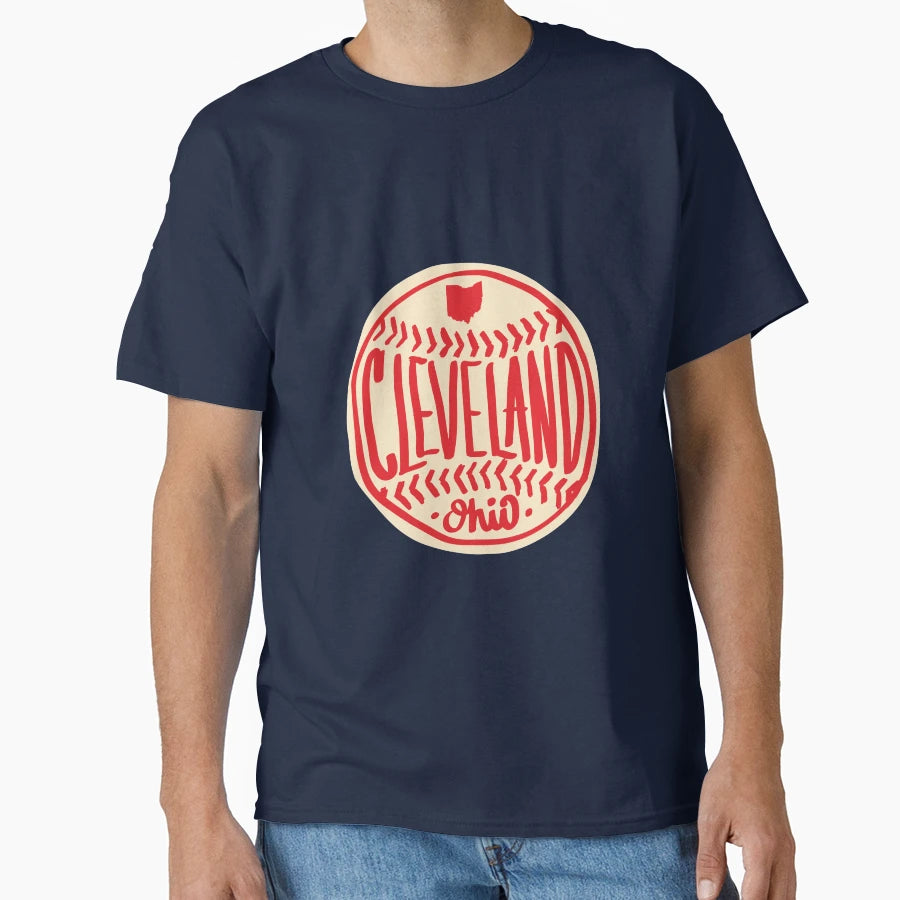 Cleveland Ohio Hand Drawn Script T-Shirt - Streetwear Style Unisex - T-Shirt, Sweatshirt, Hoodie