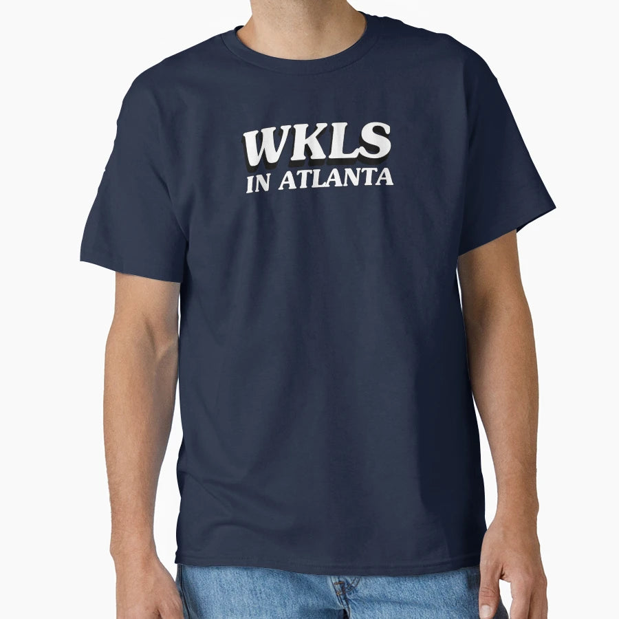 Wkls 96 Rock Atlanta Wkrp T-Shirt - Custom Art Print Unisex - T-Shirt, Sweatshirt, Hoodie