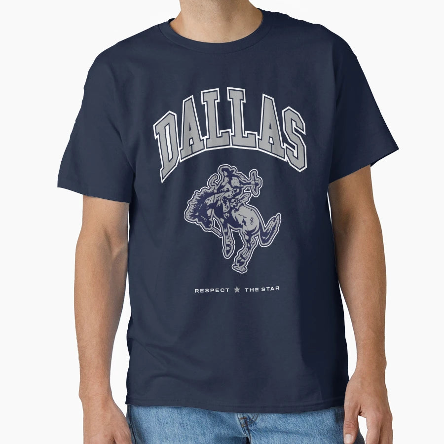 Dem Cowboys White T-Shirt - Custom Art Print for Adults - T-Shirt, Sweatshirt, Hoodie
