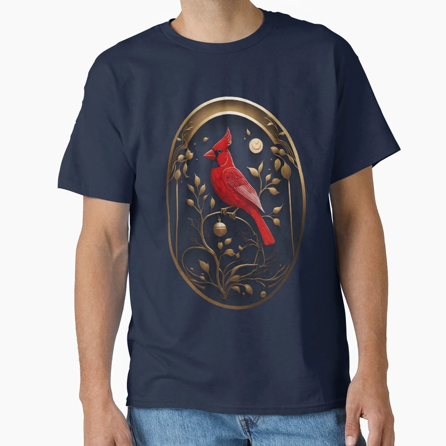 Red Cardinal Sophisticated T-Shirt - Streetwear Style Unisex - T-Shirt, Sweatshirt, Hoodie
