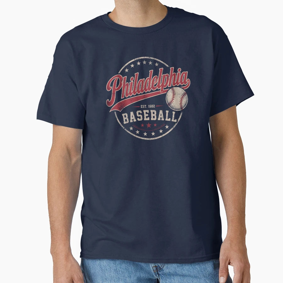 Philadelphia Baseball Sports Fan T-Shirt - Fun Novelty Design for Adults - T-Shirt, Sweatshirt, Hoodie