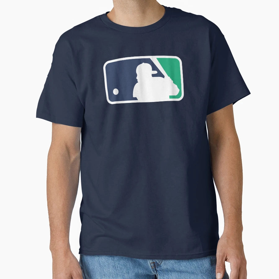 Ken Griffey Jr Baseball Logoman T-Shirt - Fun Novelty Design for Adults - T-Shirt, Sweatshirt, Hoodie