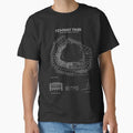 Fenway Park Vertical White Stencil T-Shirt - Aesthetic Graphic for Adults - T-Shirt, Sweatshirt, Hoodie