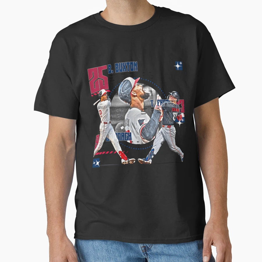Byron Buxton Minnesota Baseball Squad T-Shirt - Custom Art Print Men Women - T-Shirt, Sweatshirt, Hoodie