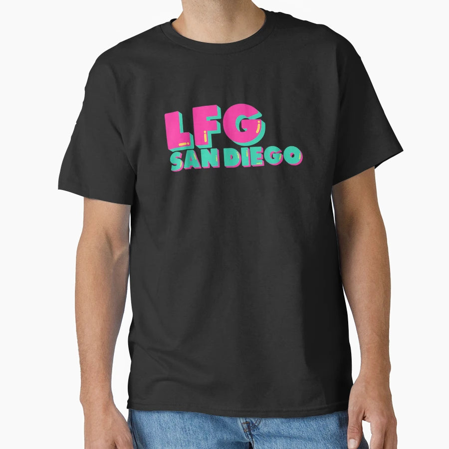 Lfgsd Baseball Fan San Diego Sports Lfg T-Shirt - Graphic Print Men Women - T-Shirt, Sweatshirt, Hoodie