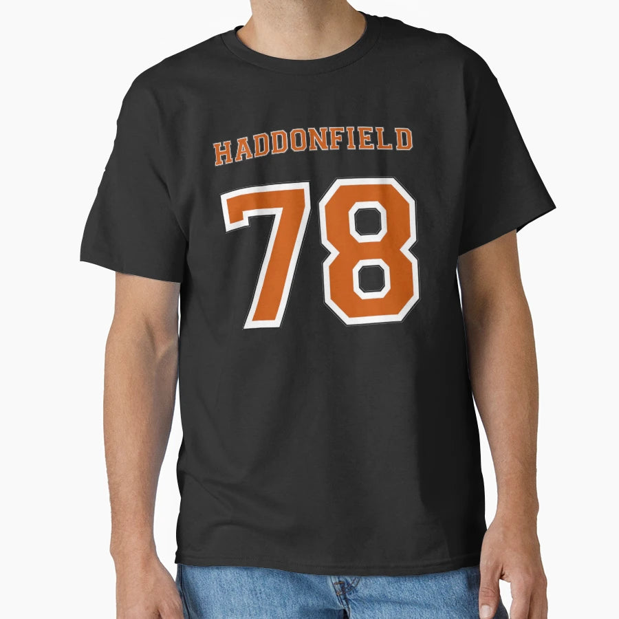 Haddonfield Jersey Halloween 78 T-Shirt - Trendy Graphic Unisex - T-Shirt, Sweatshirt, Hoodie