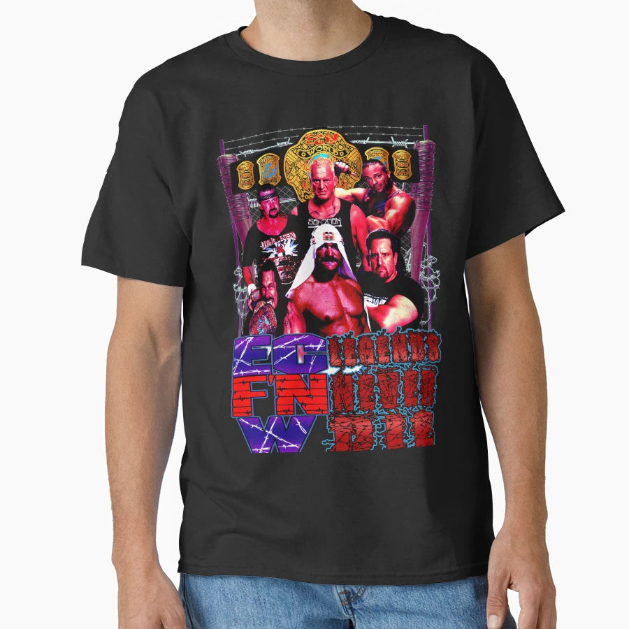 Ec Fn W Legends Never Die T-Shirt - Casual Everyday Wear Unisex - T-Shirt, Sweatshirt, Hoodie