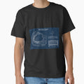Fenway Park Cathedral Baseball Navy T-Shirt - Minimalist Print for Adults - T-Shirt, Sweatshirt, Hoodie