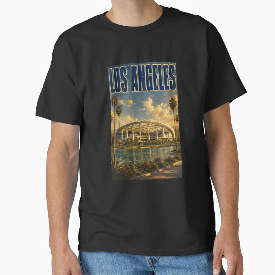 Los Angeles Gridiron Shrine T-Shirt - Custom Art Print for Adults - T-Shirt, Sweatshirt, Hoodie