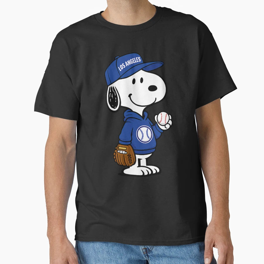 Los Angeles Snoopy T-Shirt - Custom Art Print Men Women - T-Shirt, Sweatshirt, Hoodie