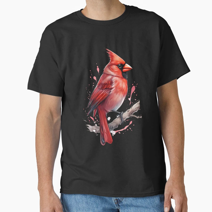 Majestic Cardinal Elegance T-Shirt - Novelty Apparel Men Women - T-Shirt, Sweatshirt, Hoodie