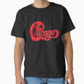 Chicagoo Band Script Red Black T-Shirt - Aesthetic Graphic Unisex - T-Shirt, Sweatshirt, Hoodie