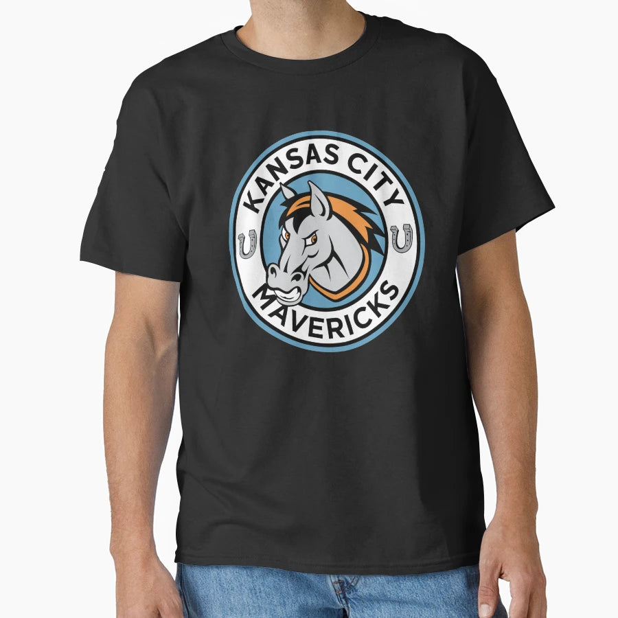 Kansas City Mavericks T-Shirt - Minimalist Print Men Women - T-Shirt, Sweatshirt, Hoodie