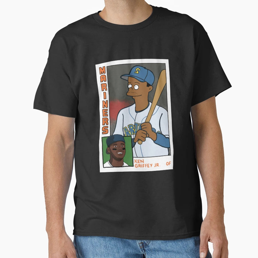 Simpsons T Shirthomer Bat Ken Griffey T-Shirt - Unique Graphic for Adults - T-Shirt, Sweatshirt, Hoodie