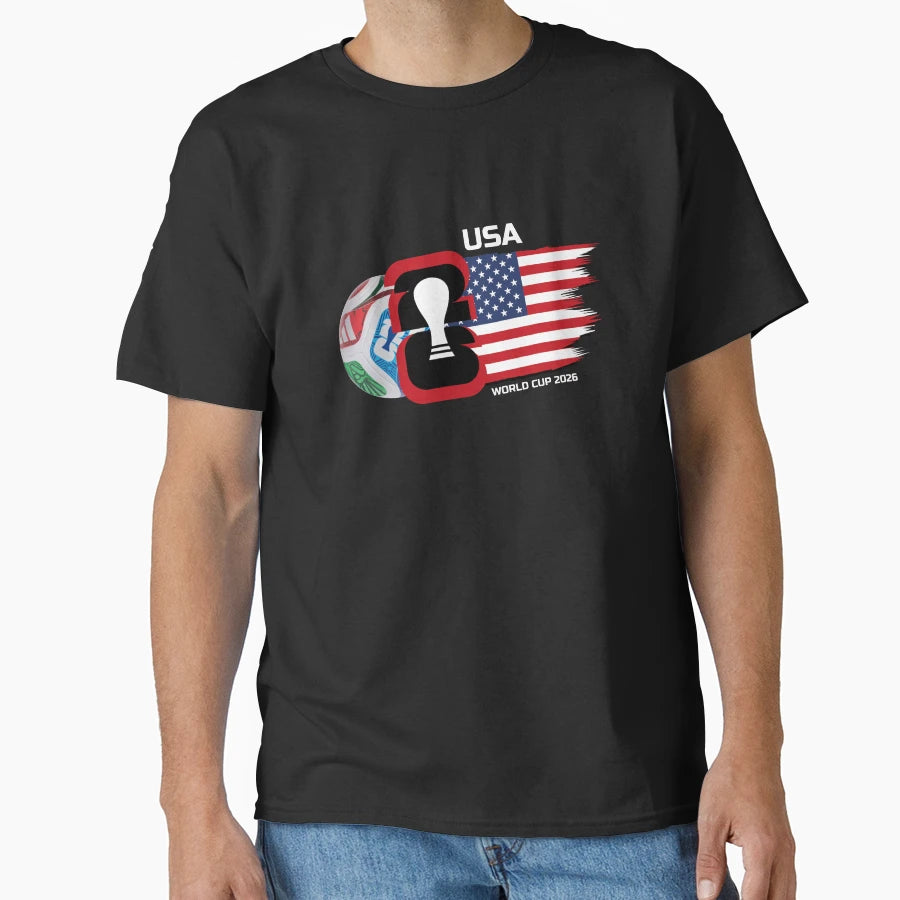 2026 World Cup Soccer Usa T-Shirt - Aesthetic Graphic Unisex - T-Shirt, Sweatshirt, Hoodie