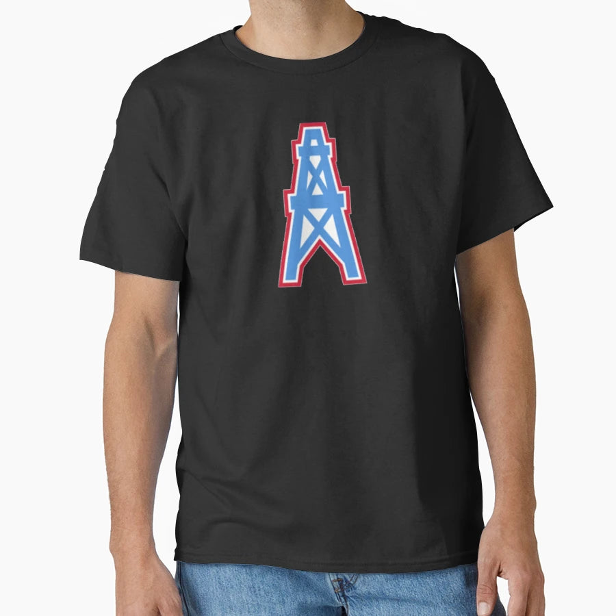 Houston Oilers T-Shirt - Graphic Print Unisex - T-Shirt, Sweatshirt, Hoodie