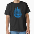 Dallas City Skyline Blue T-Shirt - Trendy Graphic for Adults - T-Shirt, Sweatshirt, Hoodie
