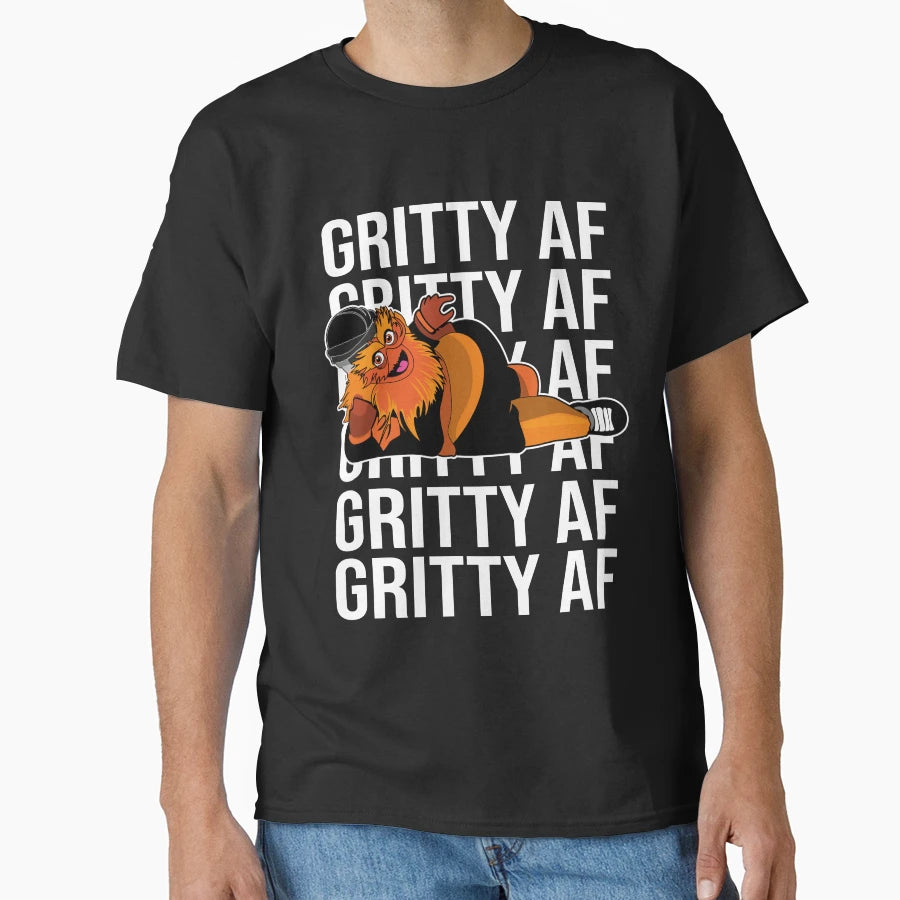 Gritty Af Made Philadelphia Fans Art T-Shirt - Fun Novelty Design Unisex - T-Shirt, Sweatshirt, Hoodie