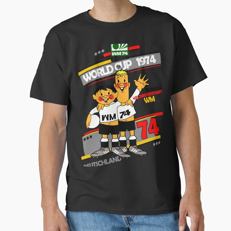 Tip And Tap Germany 1974 T-Shirt - Fun Novelty Design for Adults - T-Shirt, Sweatshirt, Hoodie
