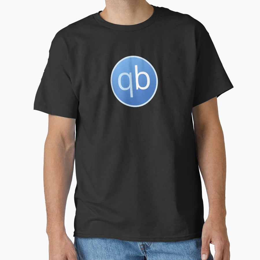 Qbittorrent Logo T-Shirt - Casual Everyday Wear Men Women - T-Shirt, Sweatshirt, Hoodie
