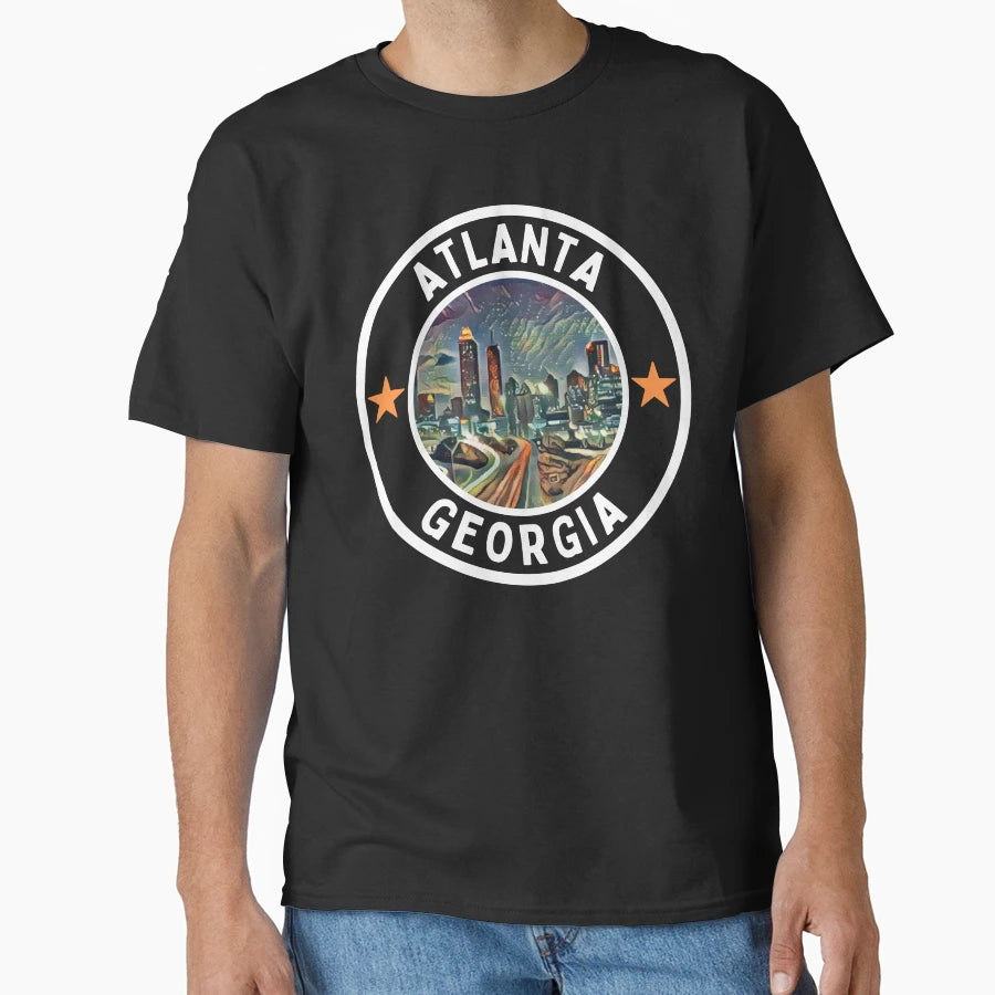 Atlanta Georgia T-Shirt - Aesthetic Graphic for Adults - T-Shirt, Sweatshirt, Hoodie