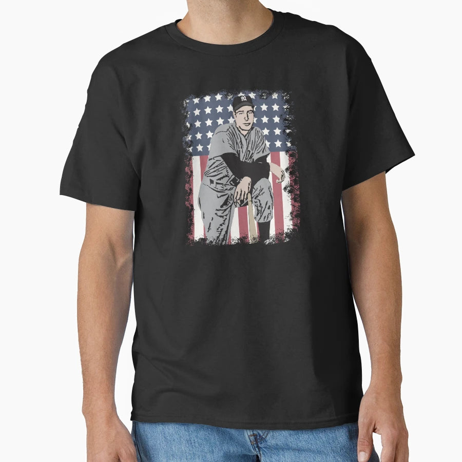 Joltin Joe Dimaggio Yankees Baseball Hall T-Shirt - Novelty Apparel Unisex - T-Shirt, Sweatshirt, Hoodie