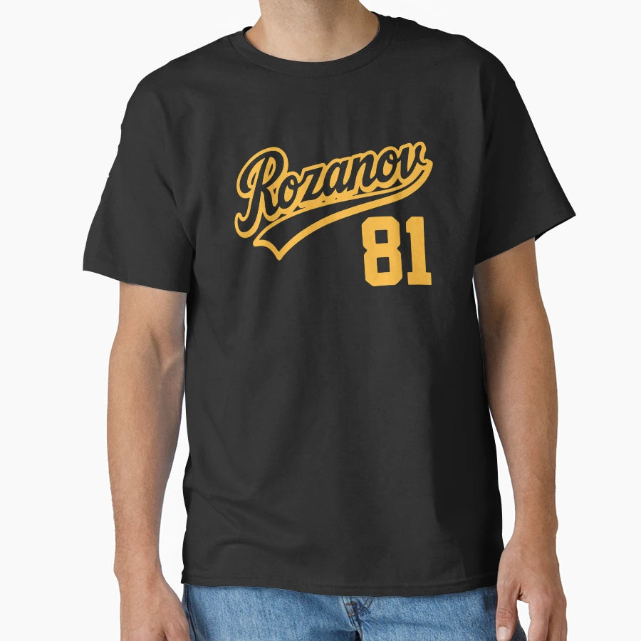 Ilya Rozanov Hockey Jersey T-Shirt - Unique Graphic Unisex - T-Shirt, Sweatshirt, Hoodie