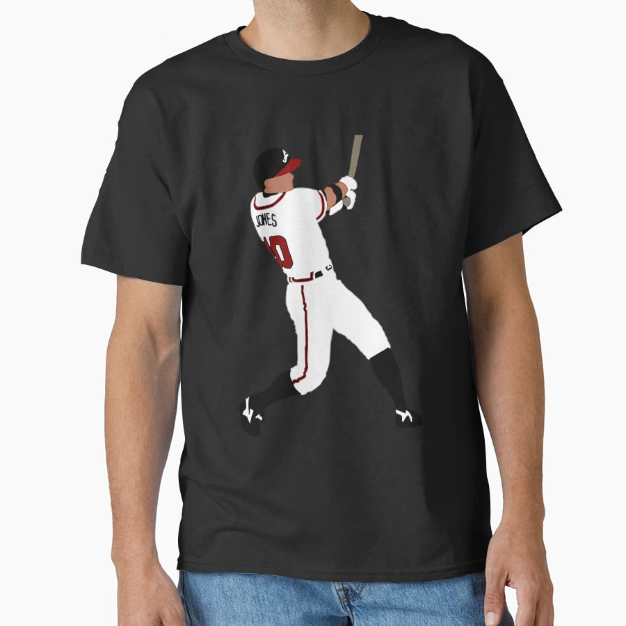 Chipper Jones Minimalist T-Shirt - Fun Novelty Design for Adults - T-Shirt, Sweatshirt, Hoodie