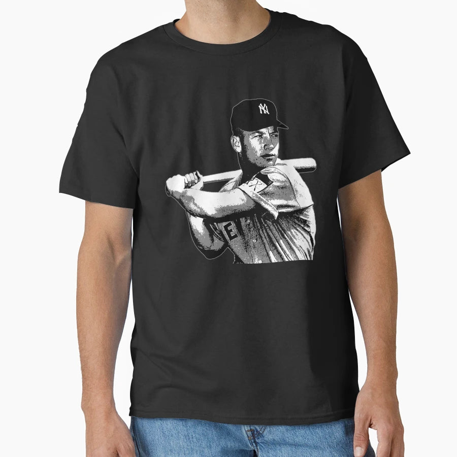 Mickey Charles Mantle T-Shirt - Custom Art Print for Adults - T-Shirt, Sweatshirt, Hoodie