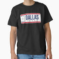 Dallas Ticket State T-Shirt - Fun Novelty Design for Adults - T-Shirt, Sweatshirt, Hoodie
