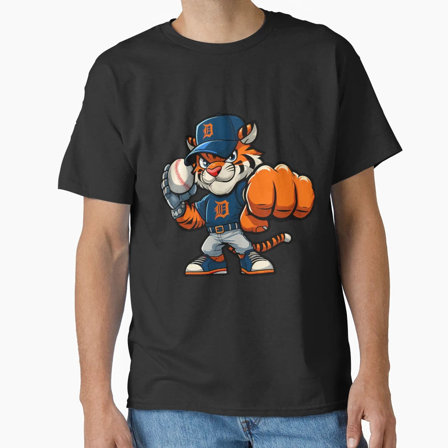 Tigers Detroit T-Shirt - Casual Everyday Wear Men Women - T-Shirt, Sweatshirt, Hoodie