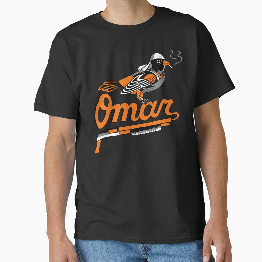 Omar Wire Baltimore Oriole Funny T-Shirt - Graphic Print Men Women - T-Shirt, Sweatshirt, Hoodie
