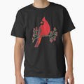 Cardinal Bird T-Shirt - Minimalist Print Unisex - T-Shirt, Sweatshirt, Hoodie