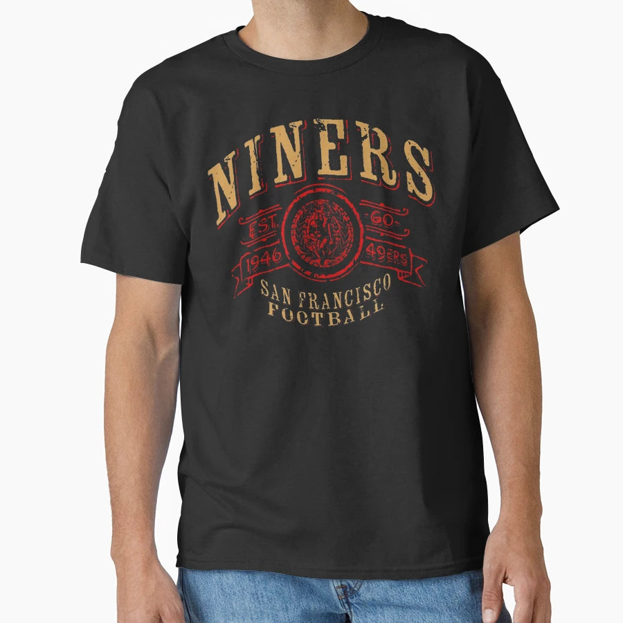 49Ers American Football T-Shirt - Trendy Graphic for Adults - T-Shirt, Sweatshirt, Hoodie