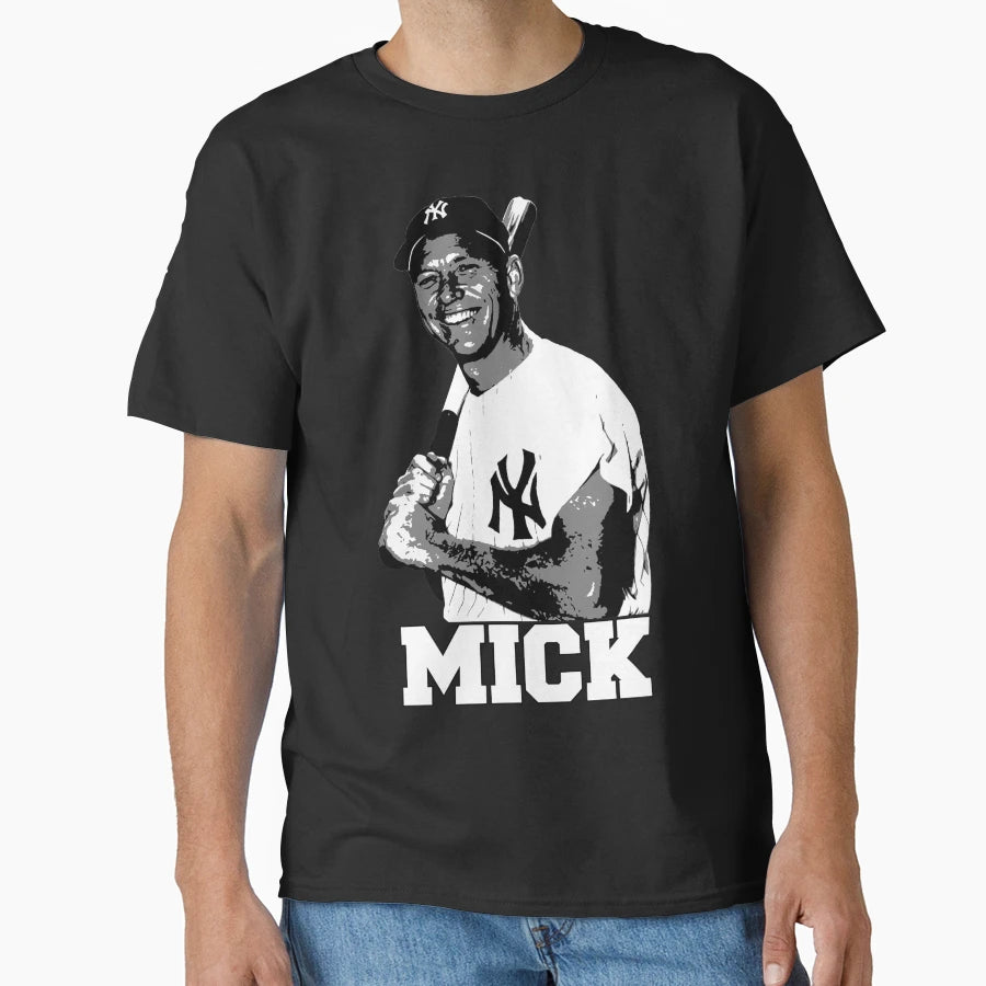 Mickey Mantle T-Shirt - Streetwear Style for Adults - T-Shirt, Sweatshirt, Hoodie