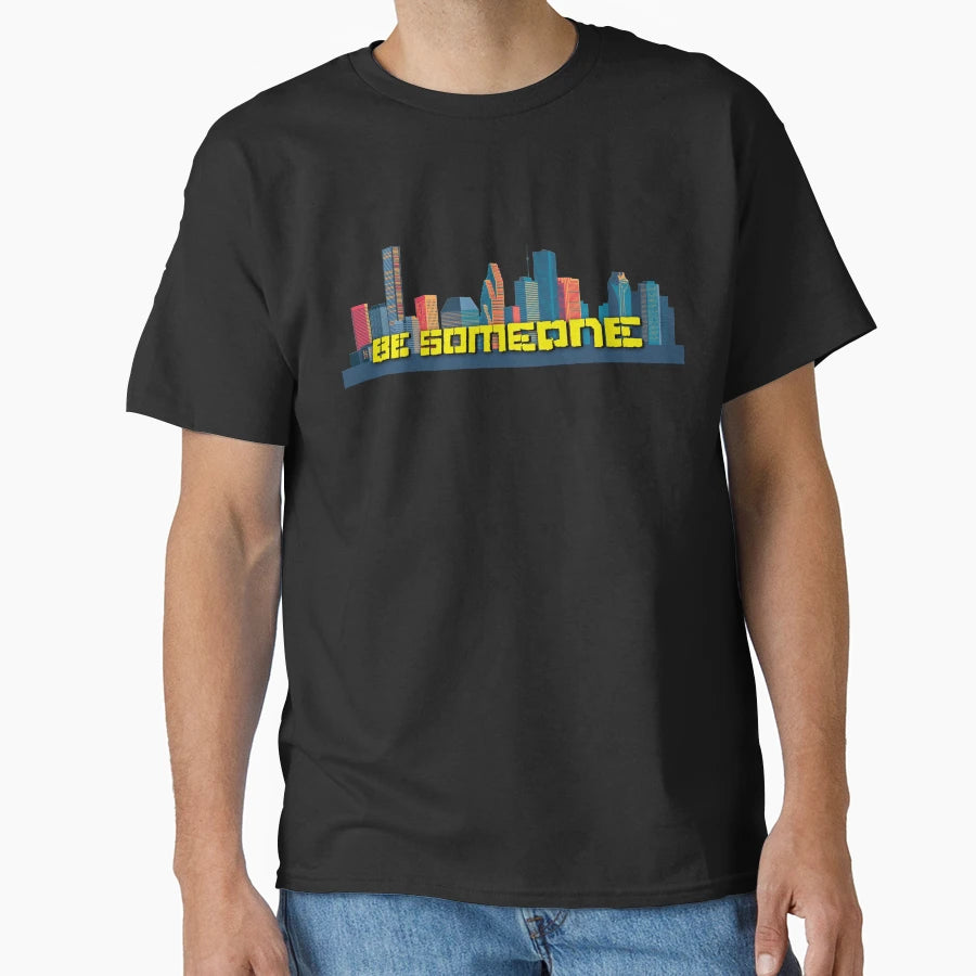 Be Someone Yellow Houston T-Shirt - Custom Art Print for Adults - T-Shirt, Sweatshirt, Hoodie